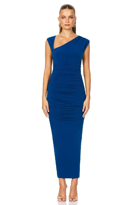 Sexy Formal Midi Dresses-Nookie Dakota Midi Dress - Blue