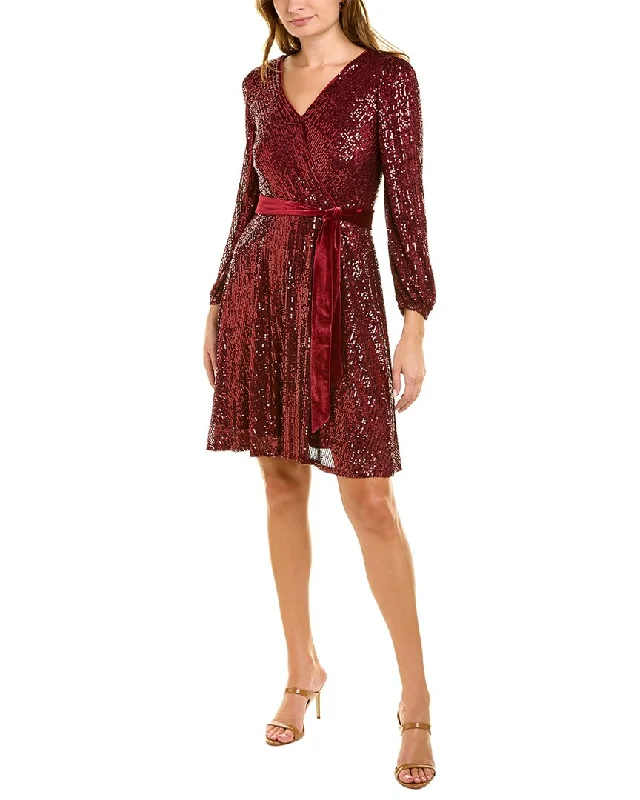 Cotton Beach Midi Dresses-Nanette Lepore Sequined Midi Dress