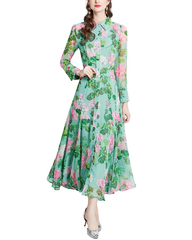 Boho Floral Midi Dresses-Tina Midi Dress