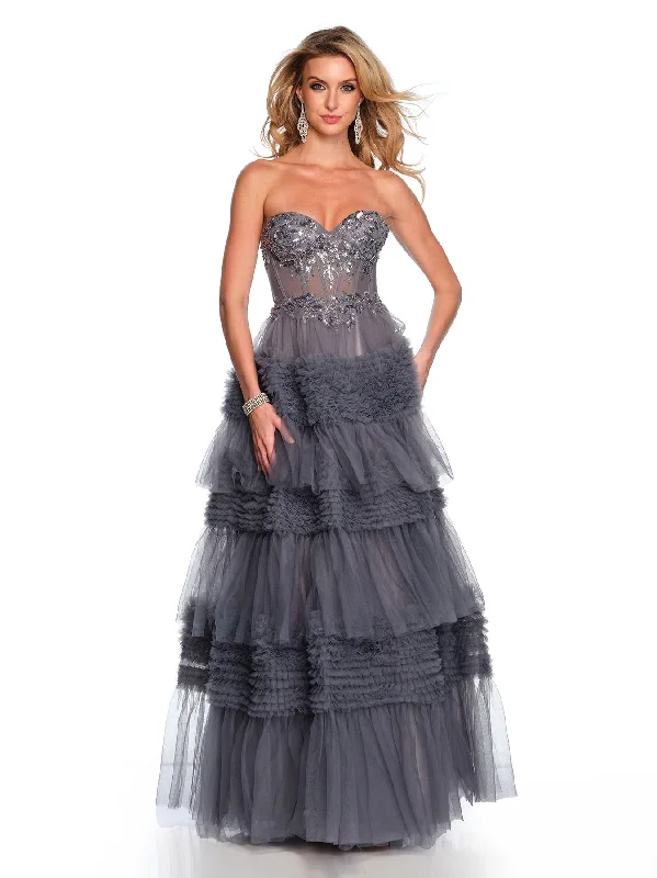 Short Formal Evening Dress-Long Evening Dress by Dave and Johnny 11667