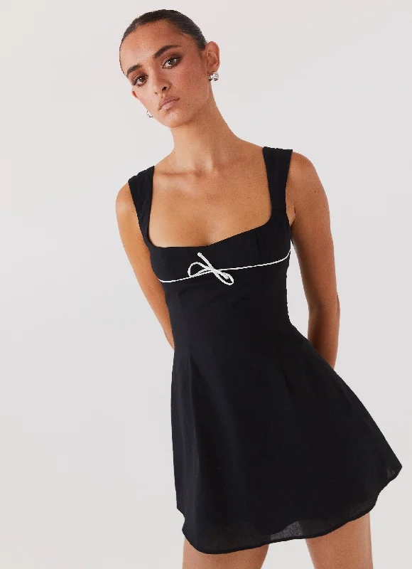 Sexy Winter Mini Dresses-Cadence Mini Dress - Black